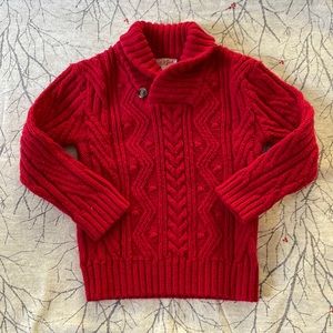 Cat and Jack red sweater size 4